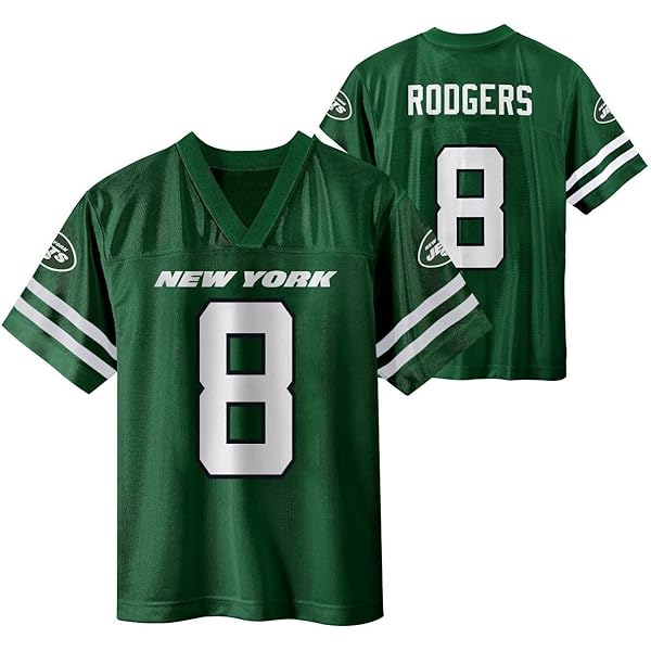 Amazon.com: Nike Aaron Rodgers New York Jets NFL Kids Youth 8-20